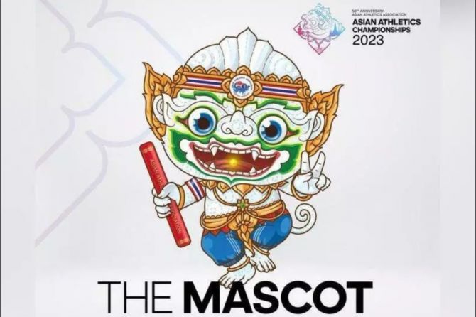 The official mascot of the Asian Athletics Championships