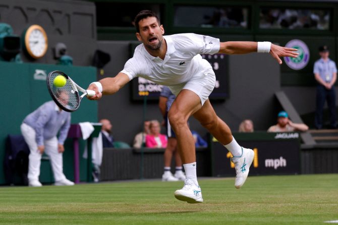 Novak Djokovic says he enjoys the pressure