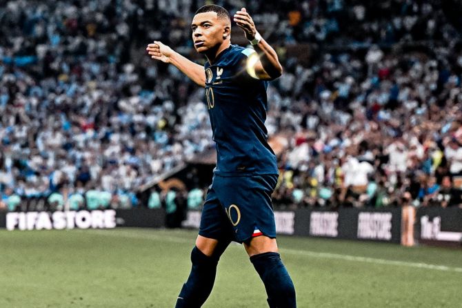 Kylian Mbappe become the all-time leading French scorer over a season with 54 goals for club and country.