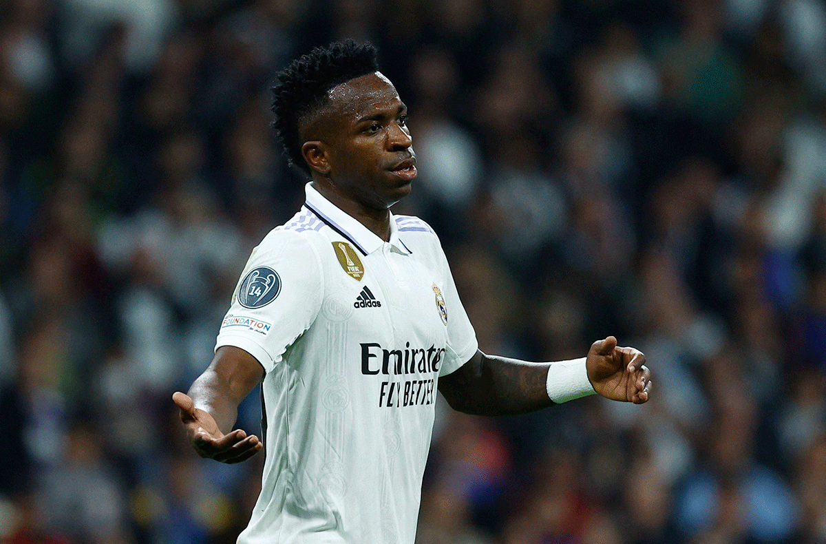 Vinicius reports eight complaint over racist abuse in LaLiga