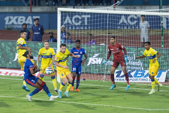 ISL: Blasters forfeit match in protest over Chhetri’s free kick