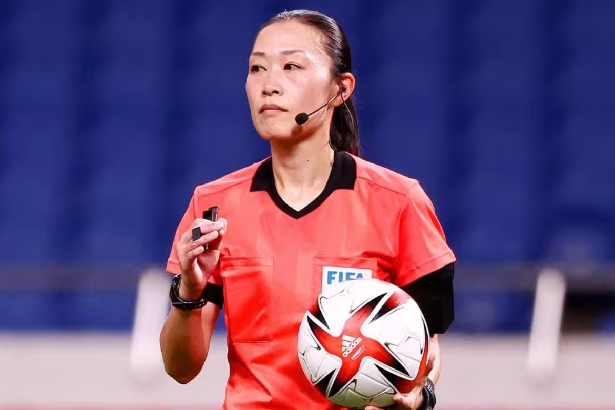 Yoshimi Yamashita continued to shatter glass ceilings in April when she led the first all-female team of match officials during a game in the J-League, Japan's top-tier league