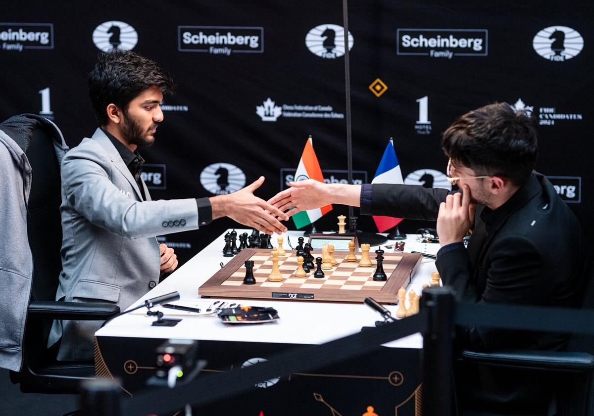India's 17-year-old Grandmaster D Gukesh is on the cusp of becoming the youngest ever World Championship contender after defeating France's Firouzja Alireza in the 13th and penultimate round of the Candidates' Chess tournament in Toronto on Saturday.