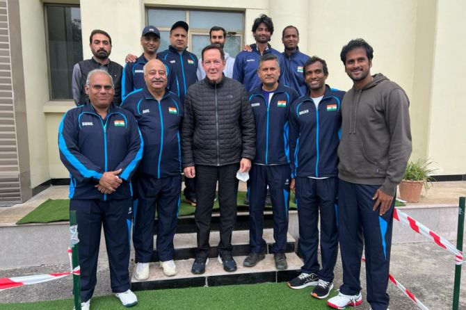 The Indian Davis Cup team will face Pakistan in their tie on February 3 and 4 