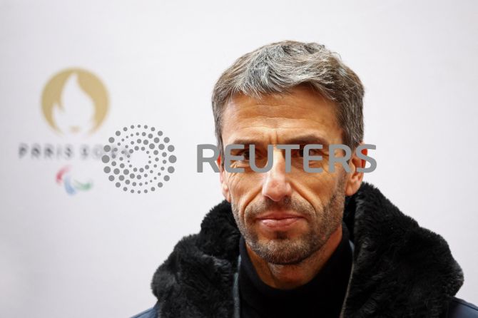 Paris 2024 president Tony Estanguet. The preliminary probe into Estanguet's pay is one of several surrounding the Games.