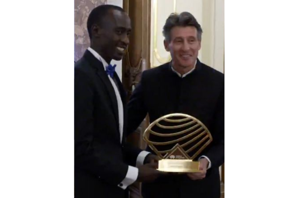 Marathoner Kevin Kiptum was honoured at the Worlds Athletics awards ceremony on Decenber 12, 2023