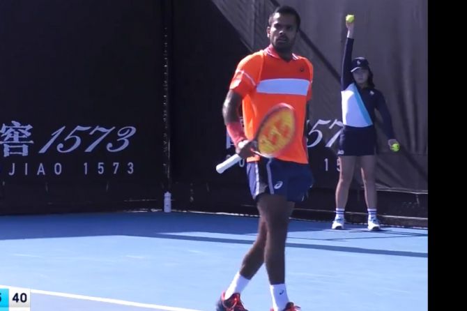 Sumit Nagal's gutsy campaign ended after a near three-hour showdown in the 2nd round. of the Australian Open on Thursday