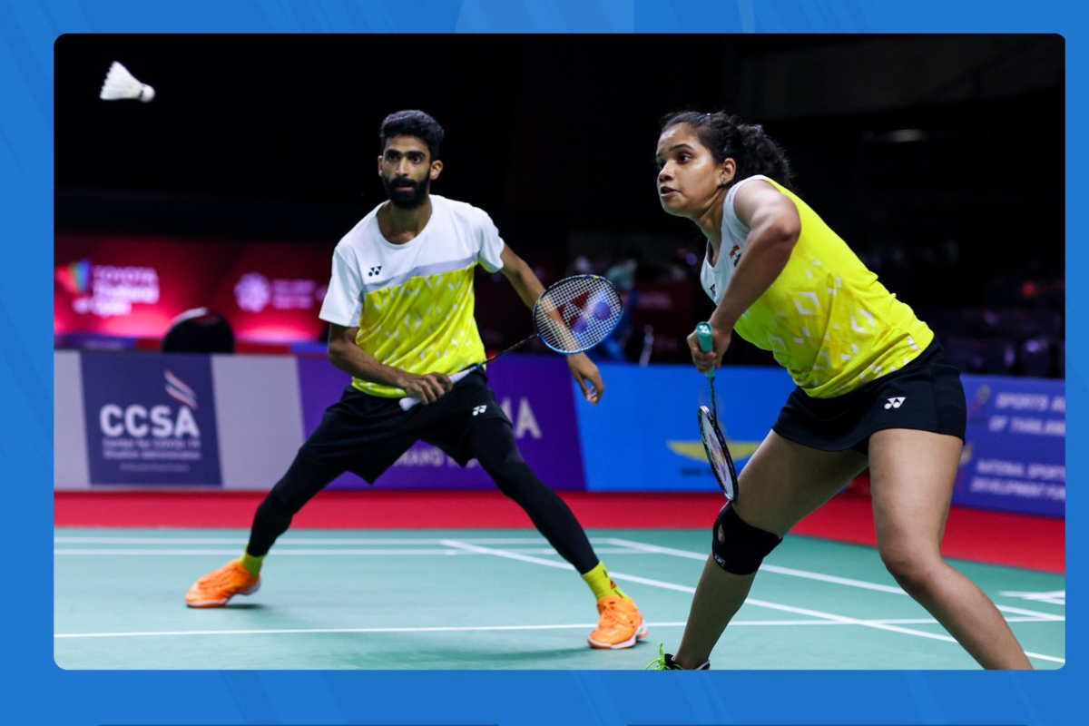 India's mixed doubles pair of N Sikki Reddy and B Sumeeth Reddy