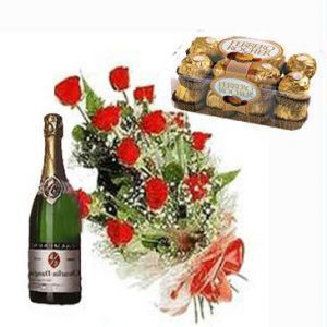Red Roses, Chocolates & Champagne