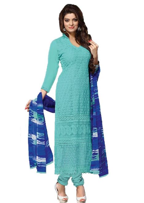 Blue salwar kameez