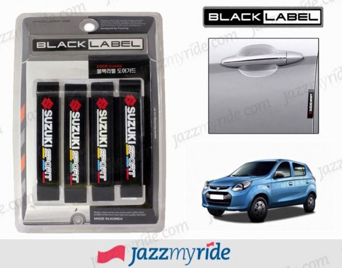 Black Label Stylish Suzuki Sport Car Door Scratch Guard/protector -maruti New Alto 800