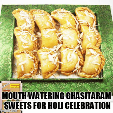 Ghasitaram Sweets For Holi Celebrations