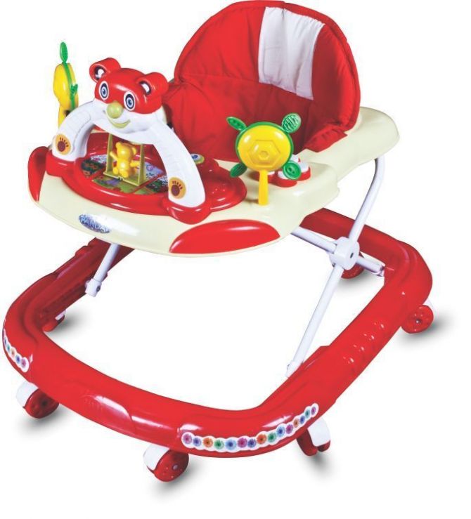 Panda Baby Musical Walker With Adjustable Height And Hanging Toys