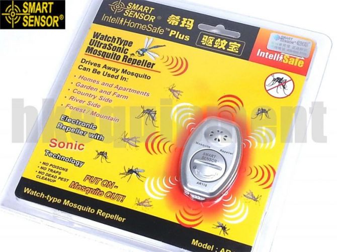 Smart Sensor Ultrasonic Anti Mosquito Insect Repellent Watch Wrist Band