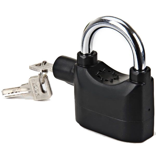 Smart Burglar Alarm Motion Sensor Pad Lock Alarm Lock For Homebike