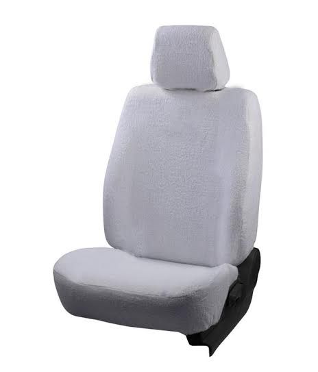 Autofurnish Car Seat Covers Towel (white) - Complete Set For Hyundai Santro Xing