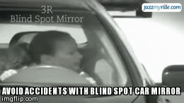 Total View 360 Degree Adjustable Blind Spot Car Mirror Set Of 2