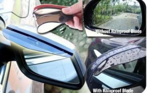 Rear view mirror rainproof shade