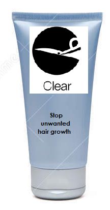 Clear hair inhibitor