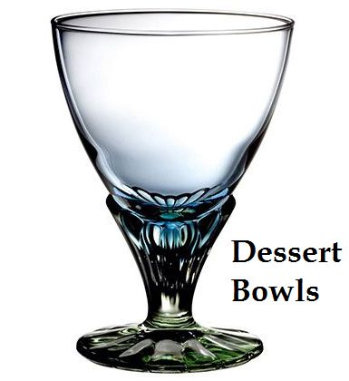 Dessert bowls