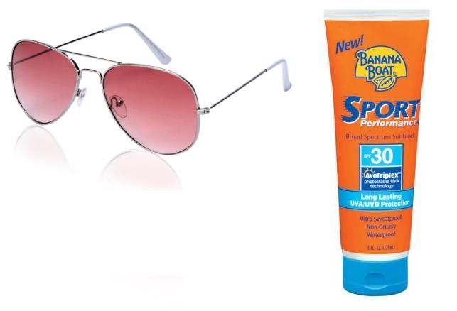 Buy A Pink Gradient Aviator And Get A Banana Boat Sunscreen Free