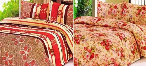 Floral bed sheets