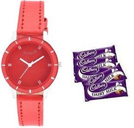 Casual Watch and Chocolates