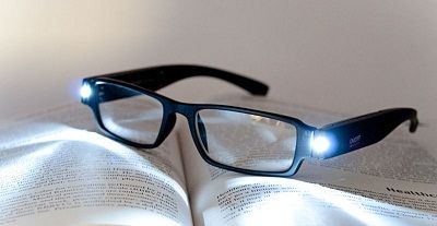 Eyeglasses with LED Light