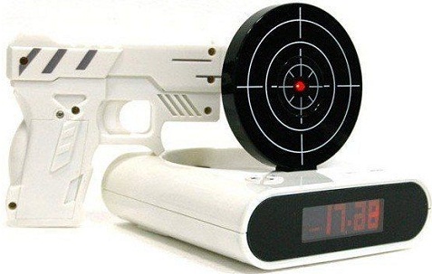 Laser Gun Alarm Clock