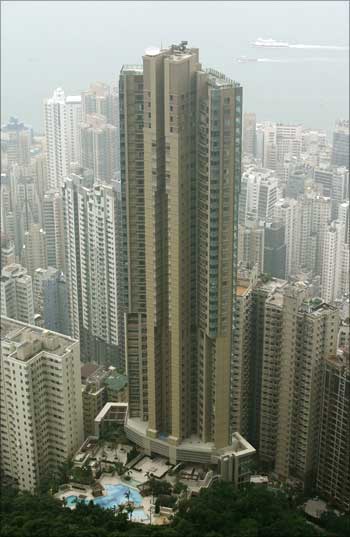 Hong Kong's luxury apartment.