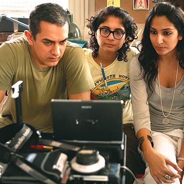 Aamir Khan, Kiran Rao and Monica Dogra