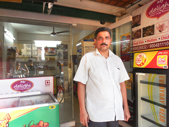Suhas Jadhav, a retailer in Santa Cruz, hopes inflation will be controlled.