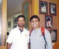 Spotted: Rahul Dravid in Bangalore