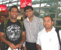 Spotted: Mahendra Singh Dhoni at Mumbai airport
