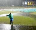 Rain dampens India's semis chances