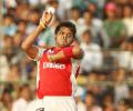 Sreesanth fined for showing dissent
