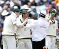 Skipper Ponting fined after on-field row 