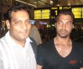 Spotted: Shoaib Akhtar at Dubai airport