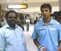 Spotted: Rahul Dravid at HAL airport