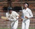 Gambhir defends bowlers, blames 'flat track'