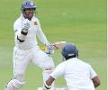 Lanka take firm control of Test; Sangakkara hits ton
