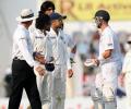 Heated exchange between Kohli and Trott on day four