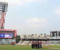 ECB officials inspect facilities at Eden Gardens