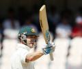 Australian batting flounders again, India takes control