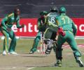 Hafeez out obstructing the field in Pakistan victory