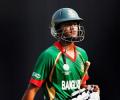 Bangladesh's Shakib Al Hasan fined for showing dissent