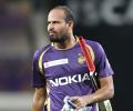 Yusuf Pathan first IPL batsman out obstructing the field