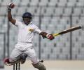 Kaushal Silva hits maiden Test ton as Lanka swell lead against Bangladesh