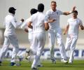 Broad hat-trick and fiery Plunkett lift England on Day 1