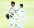 IN PIX: Misbah emulates Richard's record of fastest Test century